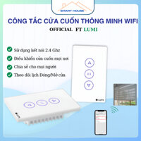 Công Tắc Cửa Cuốn Wifi Lumi Thông Minh LMS3RW Điều Khiển Từ Xa, Hẹn Giờ Tự Động SmartHouse