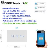 Công tắc đèn cảm ứng thông minh SONOFF Touch US