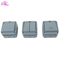 Công tắc đèn chống bão ngoài trời IP65 Tùy chọn gắn nhiều lần chịu thời tiết