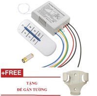 Công tắc điều khiển từ xa 4 cổng độc lập Smart Power - Loại tốt công tắc wifi công tắc khong dây cong tac dien thông minh cong tac hen gio