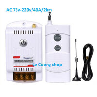 Công tắc điều khiển từ xa Honest HT-9220KG-2 /2km 40A điều khiển máy bơm ,đèn ,máy rửa xe ,motor bơm nước...,có học lệnh