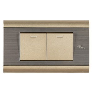 Công tắc đôi 1 chiều Artdna C9-K02A