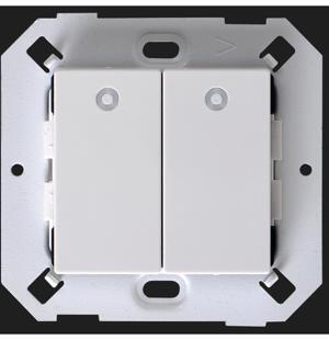 Công tắc đôi 1 chiều có LED 16AX 80396