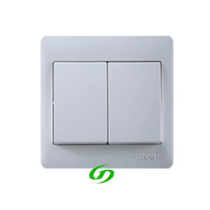 Công tắc đôi 1 chiều Simon 51021B