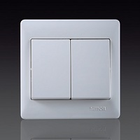 Công tắc đôi 1 chiều Simon 51021B