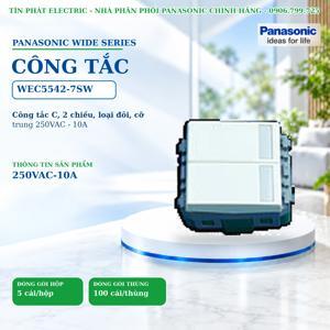 Công tắc đôi loại nhỏ Panasonic WEC5542-7
