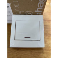 Công Tắc Đơn 1 chiều Có Đèn Led 20A, Nút Bấm Lớn - WGML2D1N( Công Tắc máy nước nóng)