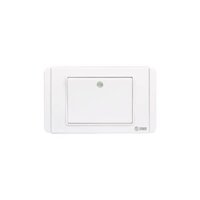 Công tắc đơn 1 chiều phím lớn có dạ quang Sino S68D1 10A