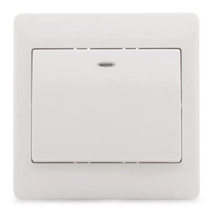 Công tắc đơn 2 chiều có LED 10AX 51012BD