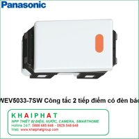 CÔNG TẮC ĐƠN MÁY NƯỚC NÓNG 2 CỰC TIẾP ĐIỂM CÓ ĐÈN BÁO WIDE Pana PANASONIC WEV5033-7SW GIÁ RẺ - KHẢI PHÁT ELECTRIC