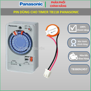 Công tắc hẹn giờ Panasonic TB118 (có pin chờ)