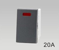 Công tắc Dòng sản phẩm A66 nhựa xám, thương hiệu DoBo Hàn Quốc bảo hành 9 năm - Hạt công tắc 20A cho bình nóng lạnh