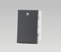 Công tắc Dòng sản phẩm A66 nhựa xám, thương hiệu DoBo Hàn Quốc bảo hành 9 năm - Hạt Công Tắc cỡ S đảo chiều