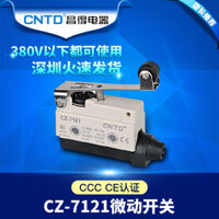 Công tắc đột quỵ CNTD Changde chính hãng Công tắc vi mô có điểm lăn Tự đặt lại Công tắc nhỏ CZ-7121