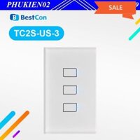 Công Tắc Gắn Tường Thông Minh Broadlink Bestcon Tc2S 3 Gang US Tiêu Chuẩn