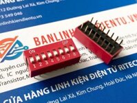 Công tắc gạt 8 bit chân cắm thẳng 2.54mm