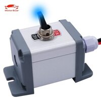 Công Tắc Gạt Bằng Hợp Kim Nhôm 3 Chấu 12v 30a Kèm Hộp Đèn Led + 3 Dây Chuyên Dụng