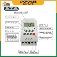 Công tắc hẹn giờ ATA AT-17C điều khiển tắt mở chuông báo theo lịch hẹn