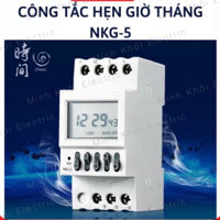 Công Tắc Hẹn Giờ Chu Kỳ Tháng NKG-5,timer hẹn giờ chu kỳ tháng NKG5 ATS, công tắc điện tử, bộ timer chuyển đổi nguồn Cao