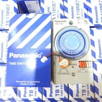 Công tắc hẹn giờ cơ Panasonic TB118N 15A 220V tặng kèm pin chờ Rơ le thời gian thực Timer hẹn giờ