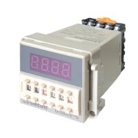 Công tắc hẹn giờ DH48S-S 220V LS-Electric hẹn giờ theo giây từ 0.1S-99H HÀNG CHÍNH HÃNG timer hẹn giờ rơ le thời gian