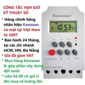 Công tắc hẹn giờ điện tử Kawasan KW-TS17S
