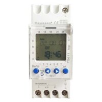 Công Tắc Hẹn Giờ Điện Tử Thanh Ray, Thiết kế kiểu công tắc 2 chiều (1 NO – 1 NC) TS611 - Kawasan....