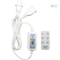 Công tắc hẹn giờ ổ cắm điện điều khiển từ xa cho quạt bàn đèn LED