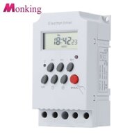 Công tắc hẹn giờ ON OFF 17 chương trình Electron timer KG 316T-II 220V 25A digital smart timer auto power on off