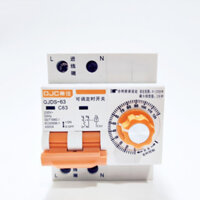 Công tắc hẹn giờ tắt công suất lớn 2P 63A QJC tối đa 120 phút Aptomat hẹn giờ