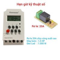 Công tắc hẹn giờ tự động Timer 24h Kawasan KW-TS17C KIEM TRA