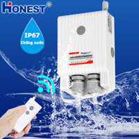 Công tắc Honest HT-2130FS chống nước bộ điều khiển từ xa 1000m bật tắt máy bơm nước công suất lớn