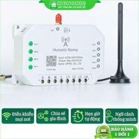 Công Tắc Hunonic Noma 4CH - Điều khiển mọi thiết bị từ xa qua điện thoại dùng Sim