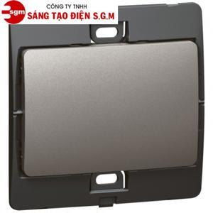 Công tắc Legrand, đơn 2 chiều màu xám đậm Mallia | 283401