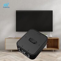 Công tắc mạng RJ45 Gigabit 2 cách 2 trong 1 ra LAN Hub Switch Box Không có nguồn điện Không có nhiễu điện Mini cho máy tính