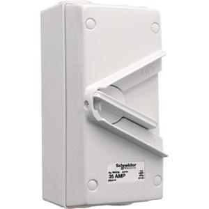 Công tắc ngắt điện phòng thấm nước Schneider WHT35_GY