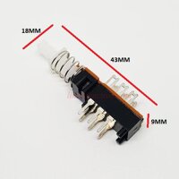 Công tắc nhấn 6 chân không giữ(18x43x9mm)