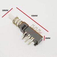 Công tắc nhấn 6 chân tự giữ(18x43x9mm)