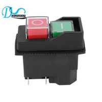 Công tắc nút nhấn điện từ chống nước 5 chân KJD17 220-240V Cuộn dây Công cụ nguồn từ tính Công tắc an toàn