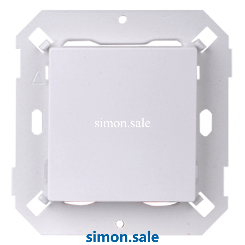 Công tắc nút nhấn đơn vuông màu champagne Simon Series V8 80101F-56