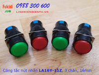 Công tắc nút nhấn giữ LA16Y-11Z AB6Y-A kích thước 16mm