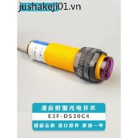 Công tắc quang điện phản xạ khuếch tán C1 Cảm biến tiệm cận NPN Thường mở Cảm biến ba hồng ngoại E3F-DS30C4
