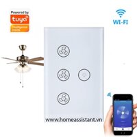 Công Tắc Quạt Trần Có Đèn Wifi Tuya FS01 (Smart Life)
