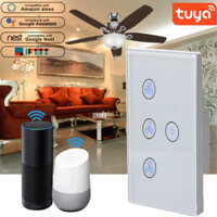 Công Tắc Quạt Trần Thông Minh Wifi Tuya Smart Điều Khiển Từ Xa Hẹn Giờ Hình Chữ Nhật MSP96290