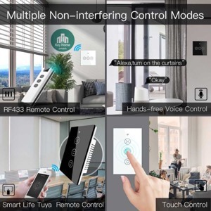 Công tắc rèm cảm ứng Tuya Wifi