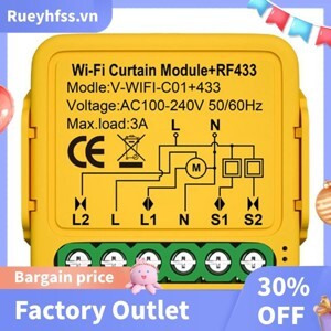 Công tắc rèm cảm ứng Tuya Wifi