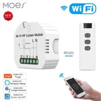 Công tắc rèm nhà thông minh WiFi Tuya, thiết bị bật/tắt, hẹn giờ APP, điều khiển từ xa, mô-đun chuyển tiếp công tắc rèm