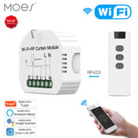 Công tắc rèm nhà thông minh WiFi Tuya, thiết bị bật/tắt, hẹn giờ APP, điều khiển từ xa, mô-đun chuyển tiếp công tắc rèm