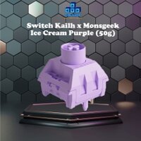Công tắc Switch bàn phím cơ Switch Ice Cream Purple - Kailh x Monsgeek (Linear switch)