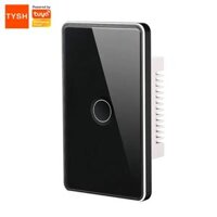 Công tắc thông minh wifi 1 công tắc điều khiển từ xa qua app Tuyna, Smart Life cao cấp